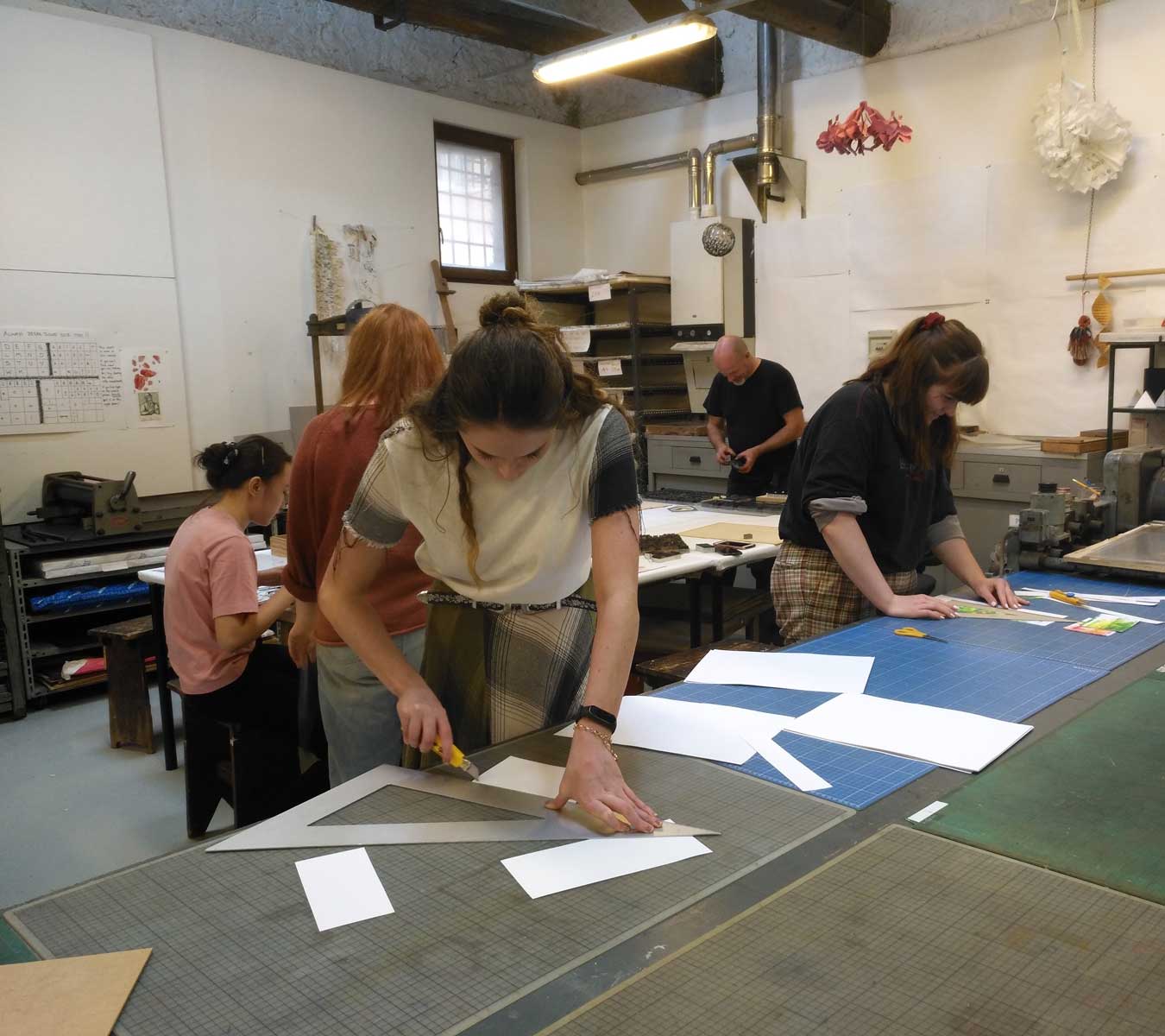 Group in the Printshop